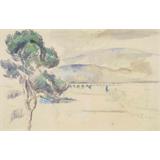 Das Tal des Arco mit Viadukt und Pinie