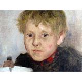 Un estudio de 1889 en el petróleo para la foto 1890 ' The Message '