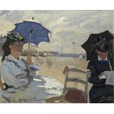 La playa en Trouville, 1870