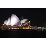 Ópera de Sídney de noche