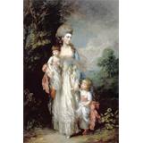 Sra. Elizabeth Moody con sus hijos Samuel y Thomas