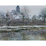 Vetheuil, la Iglesia , Nieve, 1878-1879