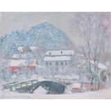 Norway, Sandviken Village in the Snow, 1895