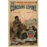 Cartel para el concurso Lépine en Gran Palacio, 1910