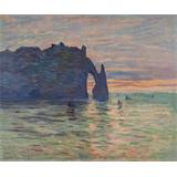 Etretat, puesta del sol , 1883