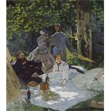 Luncheon on the Grass, Center Panel, 1865