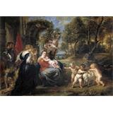 Descanso en Huida de Egipto a Santos