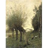 Paisaje con los sauces