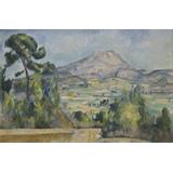 Mont Sainte -Victoire y el viaducto del valle del río Arco