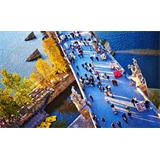 Puente Charles desde arriba en Praga