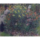 Las niñas en el jardín , 1875