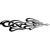 Vinilo decorativo tattoo llama tribal 022