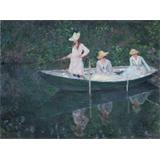 En el barco noruego en Giverny, 1887