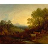 Paisaje con ganado