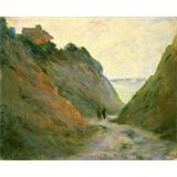 The Sunken Road en el Acantilado a Varangeville , 1882
