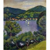 Vista desde el Tegernsee 