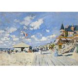 El paseo marítimo en la playa de Trouville