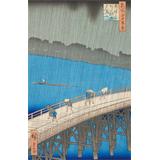 Puente de Ohashi , Atake , de la serie - cientos vistas famosas de Edo -