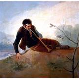 Pastor tocando la dulzaina 