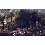 Atalanta y el Jabal , de Caledonia, Meleagro cazando