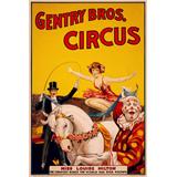 Gentry Bros. cartel del circo - Louise Hilton