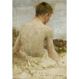 Detrás de un bañista 