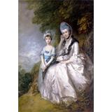 Hester , condesa de Sussex, y su hija , Lady Barbara Yelverton