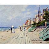 El paseo marítimo de Trouville , 1970