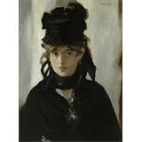 Berthe Morisot con un ramo de violetas