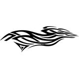 Vinilo decorativo tattoo llama tribal 015