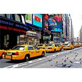 Nueva York taxis en Times Square