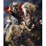 El anuncio de San Jorge y el dragón