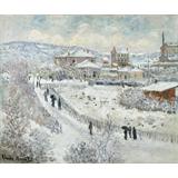 Vista de Argenteuil en la nieve, 1875