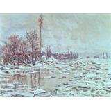 Desintegración del hielo , tiempo gris , 1880