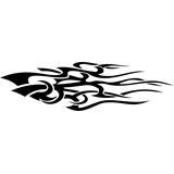 Vinilo decorativo tattoo llama tribal 024