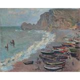 La playa de Etretat, 1883