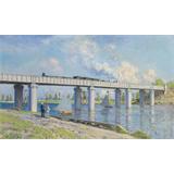 El Puente del ferrocarril en Argenteuil, 1873