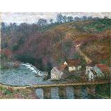 El Grande Creuse por el puente en Vervy , 1889