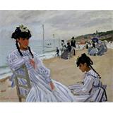 La playa en Trouville, 1870-1871