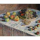 Naturaleza muerta - Manzanas y uvas, 1879