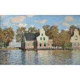 Casas en el río Zaan en Zaandam, 1871