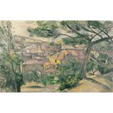 Mañana Vista de L' Estaque contra la luz del sol