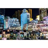 Viejas viviendas en Hong Kong