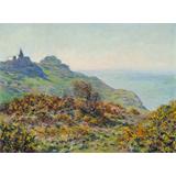 La iglesia en Varengeville y la Quebrada de Les Moutiers , 1882