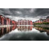 Dublín reflejos en el agua