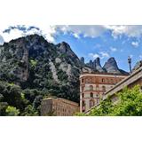 Cataluña vista montaña Montserrat