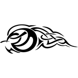 Vinilo decorativo tattoo llama tribal 014