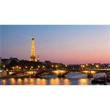 París puesta de sol torre Eiffel