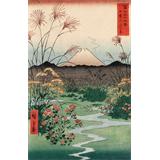 Otsuki llano en la provincia de Kai