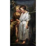 Jesús San Juanita y Con El Cordero